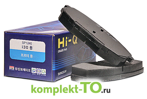 Передние колодки неоригинал Сид SangSin для КИА CEED 06-09 SP1240